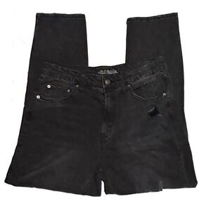 Wild Fable Distressed Charcoal Black Wash Skinny Denim Jeans Women's 0